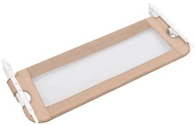 Barra segur. cama infantil 102x42cm poliéster cinza-acastanhado