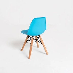Pack 4 Cadeiras Tower Kid (Infantil) - Azul