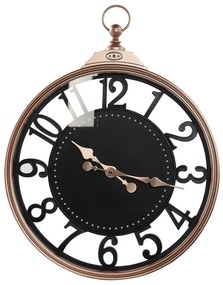 Relógio de parede preto ø 44 cm ALLOZA Beliani