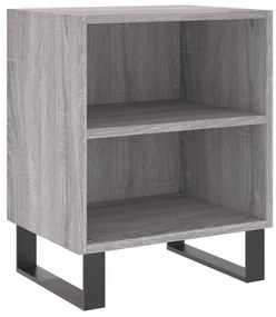 Mesas cabeceira 2pcs 40x30x50 cm derivados madeira cinza sonoma