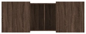 Mesa de centro 100x55x40 cm derivados madeira carvalho castanho