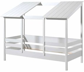 Cama para Crianças Casa HOUSEBED 09 TELHADO BRANCO * Branca