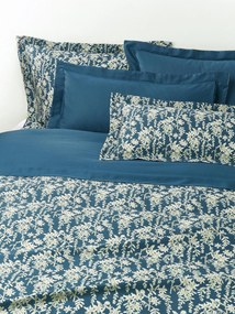 Capa de edredão em cetim de algodão com padrão floral Leticia