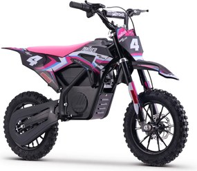 Moto elétrica de cross para crianças Motors Panther 550W Rosa