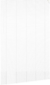 Persiana de Janela com cortinas Outros Manual Branco 80 x 130 cm Alumí