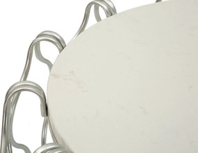 MESA DE CENTRO Ø 47,5X61,5 CM PRATEADO