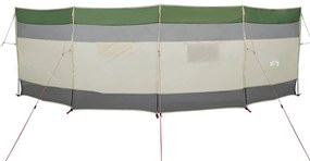 Corta-vento de campismo 510x153 cm impermeável verde