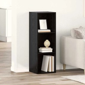 vidaXL Conjunto de móvel de TV Montado na parede Preto 72 x 35 x 37 cm