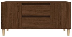 Móvel p/ TV 102x44,5x50 cm derivados madeira carvalho castanho