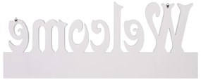 Cabide de parede WELCOME 74x29,5 cm branco
