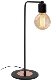 Candeeiro de Mesa Harput – Preto e Cobre – 17 cm x 52 cm