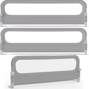 Conjunto 3 Barras dobrável para cama infantil Inclui 2 peças de 198 cm e 1 de 178 cm com capa removível em tecido Oxford, base em forma de U e correia