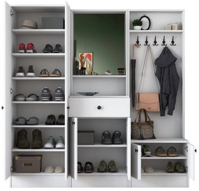 Hall Stand M2 – Branco – 179,4x182,8x37,3 cm