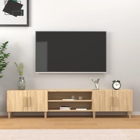 Móvel de TV 180x31,5x40 cm derivados de madeira carvalho sonoma
