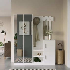 Cabide de Entrada DD8 – Branco – 147,2x179,7x37,5 cm