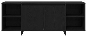 Estante de TV vidaXL - Carvalho Preto - 120x30x40.5 cm - Feito de Made