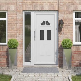 vidaXL Floreira 2 pcs Prateado 30 x 30 x 75 cm Aço inoxidável