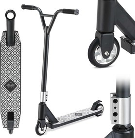Trotinete acrobática Tundra Premium 64 x 48,5 x 84 cm Preto + Branco