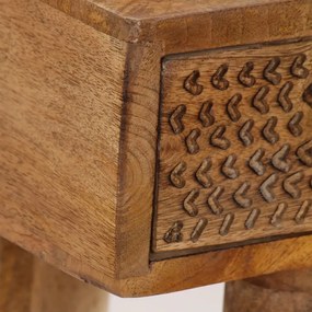 Mesa consola madeira de mangueira maciça 102x30x79 cm