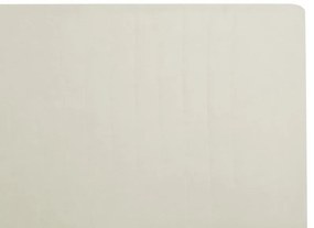 Cama de casal em chenille creme clara 180 x 200 cm TALENCE Beliani