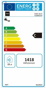 Aquecedor Elétrico Teka EWH 50 H 50 L