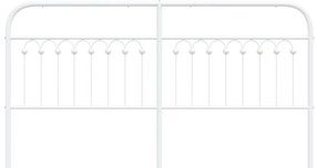 Cabeceira de cama 180 cm metal branco