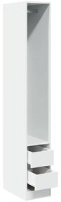 Roupeiro 30x50x200 cm derivados de madeira branco