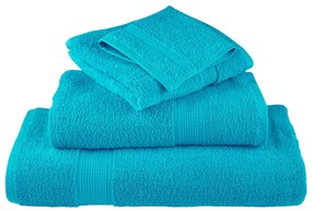 Toalhas de mãos premium SOLUND 2pcs 50x100 cm 600 gsm turquesa