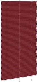 Plissado Cego Bordéus Vermelho 110x200 cm Largura Tecido
