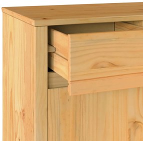 Buffet vidaXL "DRAMMEN" 114x43x75,5 cm Madeira Sólida de Pinheiro