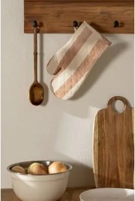 Conjunto De Luva E Pano Para Forno Efarin Nudez Castanho Claro - Sklum