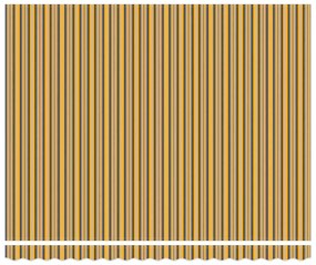 Toldo Retrátil Automático Listras Multicoloridas 400x300 cm