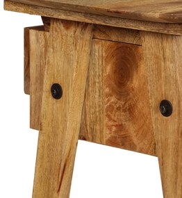 Secretária 110x50x76 cm madeira de mangueira maciça