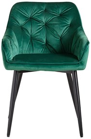 Cadeira Salle Veludo - Verde