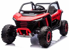 Carro elétrico infantil Racing Road 24V 2 Lugares 4x4 Rodas EVA Vermelho