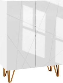HOMCOM Sapateira para Hall de Entrada 72x31,5x95 cm móvel sapateira prateleiras ajustáveis 15-20 pares de sapatos Branco | Aosom Portugal