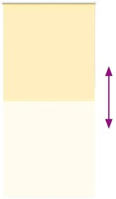 Persiana de enrolar 110x230 cm largura tecido 105,7cm poliéster