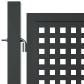 Portão de jardim 300x150 cm aço antracite
