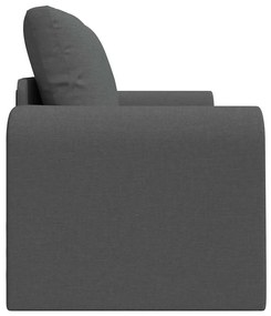 Sofá-camas 2 em 1 Cinza Escuro 148x71x83 cm Tecido