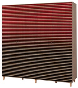 Roupeiro Imaj – Carvalho Sonoma – 180x192x52 cm