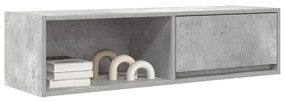 Móvel de TV 100x31x25,5 cm derivados de madeira cinza cimento