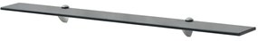 Prateleiras flutuantes 2 pcs vidro 90x20 cm 8 mm