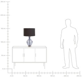 Candeeiro de mesa azul KELANI Beliani