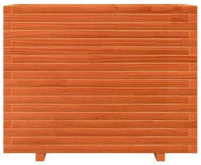 Vaso/floreira de jardim 90x60x72,5 cm pinho maciço castanho mel