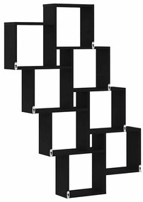 Armário de Parede vidaXL Carvalho Preto 90x15x119,5 cm Madeira de Enge