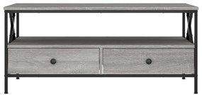 Mesa de centro 100x51x45cm derivados de madeira cinzento sonoma