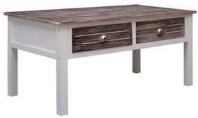 Mesa de centro 100x50x45 cm madeira castanho