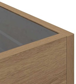 Mesa de centro carvalho artisiano 50 x 50 x 30 cm