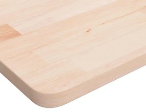 Bancada p/ casa de banho 100x50x2,5 madeira maciça não tratada