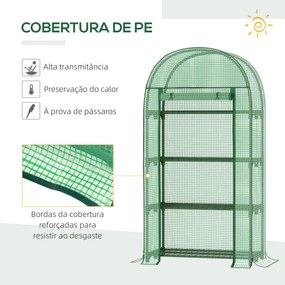 Estufa de Jardim Vertical com 4 Prateleiras – Jardinette Verte Plus –